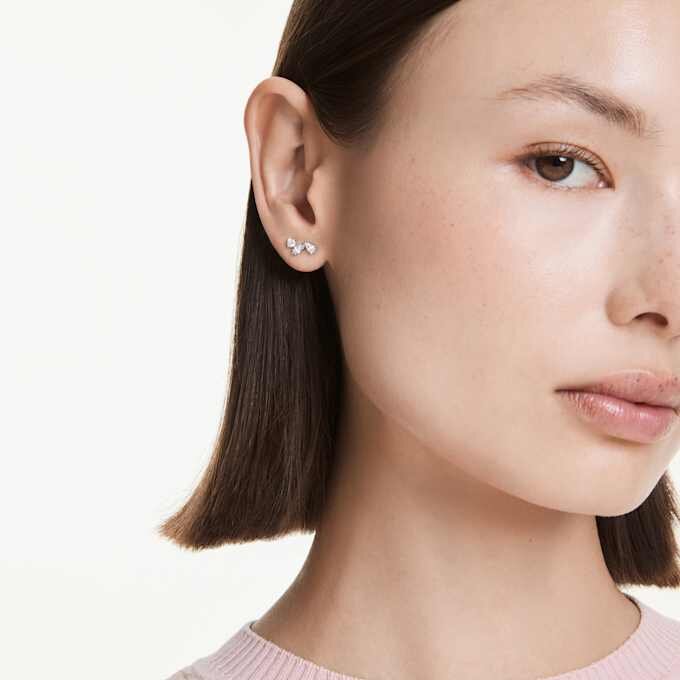 Galaxy Stud Earrings Lab-Grown Diamonds 0.5 Ct Tw, Mixed Shapes, Sterling Silver Galaxy Stud Earrings Lab-Grown Diamonds 0.5 Ct Tw, Mixed Shapes, Sterling Silver