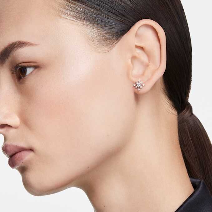 Galaxy Stud Earrings Lab-Grown Diamonds 0.5 Ct Tw, Round Shape, 14K White Gold Galaxy Stud Earrings Lab-Grown Diamonds 0.5 Ct Tw, Round Shape, 14K White Gold