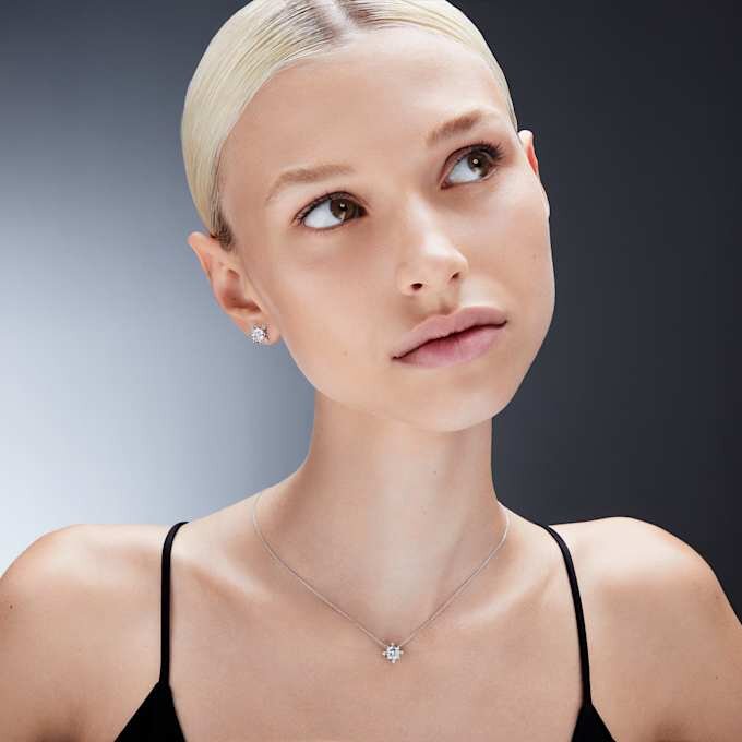 Galaxy Stud Earrings Lab-Grown Diamonds 2.1 Ct Tw, Round Shape, 14K White Gold Galaxy Stud Earrings Lab-Grown Diamonds 2.1 Ct Tw, Round Shape, 14K White Gold