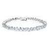 Galaxy Tennis Bracelet Lab-Grown Diamonds 5 Ct Tw, Mixed Shapes, 14K White Gold Galaxy Tennis Bracelet Lab-Grown Diamonds 5 Ct Tw, Mixed Shapes, 14K White Gold