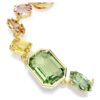 Gema Bracelet Mixed Cuts, Multicolored, Gold-Tone Plated
