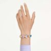 Gema Cuff Oversized Crystals, Mixed Cuts, Multicolored, Gold-Tone Plated Gema Cuff Oversized Crystals, Mixed Cuts, Multicolored, Gold-Tone Plated