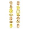 Gema Drop Earrings Asymmetrical Design, Mixed Cuts, Long, Yellow, Gold-Tone Plated Gema Drop Earrings Asymmetrical Design, Mixed Cuts, Long, Yellow, Gold-Tone Plated