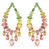Gema Drop Earrings Mixed Cuts, Chandelier, Multicolored, Gold-Tone Plated Gema Drop Earrings Mixed Cuts, Chandelier, Multicolored, Gold-Tone Plated
