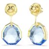 Gema Earring Jackets Blue, Gold-Tone Plated Gema Earring Jackets Blue, Gold-Tone Plated