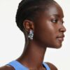 Gema Earring Jackets Mixed Cuts, Multicolored, Gold-Tone Plated Gema Earring Jackets Mixed Cuts, Multicolored, Gold-Tone Plated