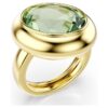 Gema Motif Ring Set (3), Multicolored, Gold-Tone Plated