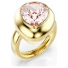 Gema Motif Ring Set (3), Multicolored, Gold-Tone Plated
