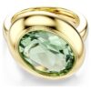 Gema Motif Ring Set (3), Multicolored, Gold-Tone Plated