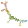 Gema Necklace Mixed Cuts, Dangling Crystals, Multicolored, Gold-Tone Plated