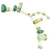 Gema Necklace Mixed Cuts, Green, Gold-Tone Plated Gema Necklace Mixed Cuts, Green, Gold-Tone Plated