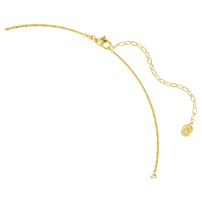 Gema Necklace Mixed Cuts, Multicolored, Gold-Tone Plated Gema Necklace Mixed Cuts, Multicolored, Gold-Tone Plated
