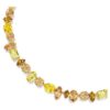 Gema Necklace Mixed Cuts, Yellow, Gold-Tone Plated Gema Necklace Mixed Cuts, Yellow, Gold-Tone Plated