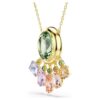Gema Pendant Mixed Cuts, Dangling Crystals, Multicolored, Gold-Tone Plated Gema Pendant Mixed Cuts, Dangling Crystals, Multicolored, Gold-Tone Plated