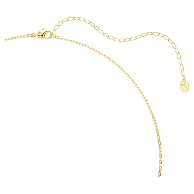 Gema Pendant Mixed Cuts, Multicolored, Gold-Tone Plated Gema Pendant Mixed Cuts, Multicolored, Gold-Tone Plated