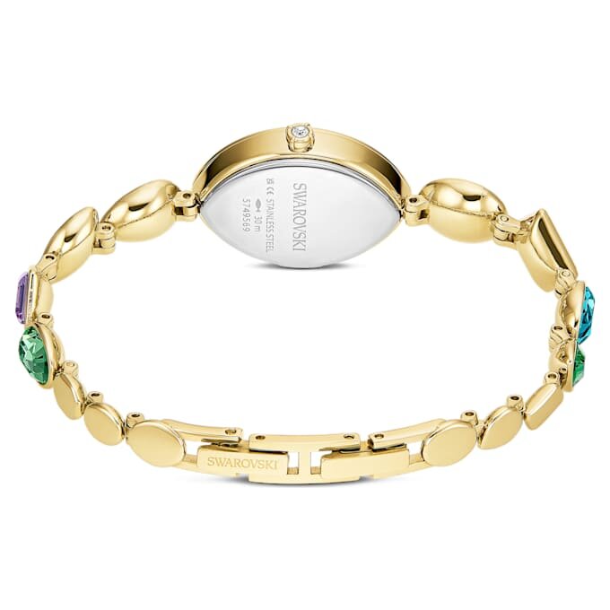 Gema Watch Crystal Bracelet, Gold Tone, Gold-Tone Finish Gema Watch Crystal Bracelet, Gold Tone, Gold-Tone Finish