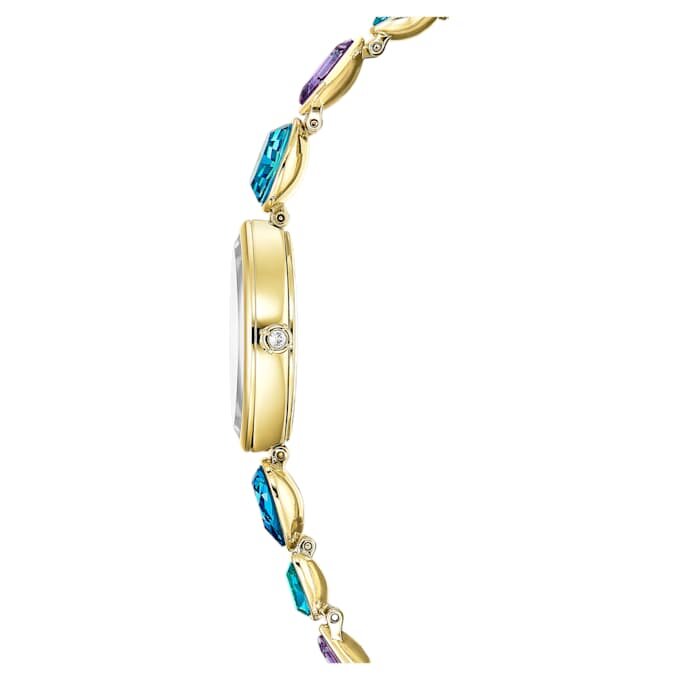 Gema Watch Crystal Bracelet, Gold Tone, Gold-Tone Finish Gema Watch Crystal Bracelet, Gold Tone, Gold-Tone Finish