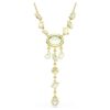 Gema Y Necklace Mixed Cuts, Multicolored, Gold-Tone Plated