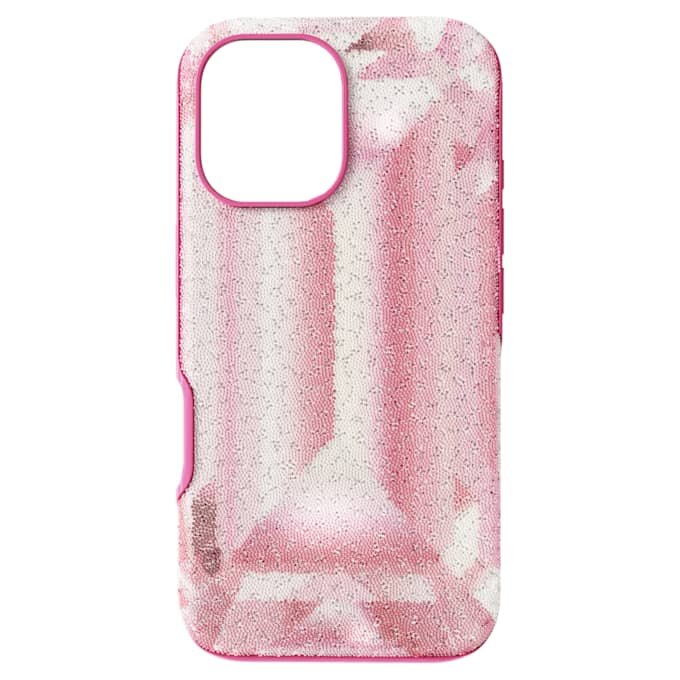 High Smartphone Case Crystal Print Motif, Iphone® 16, Pink High Smartphone Case Crystal Print Motif, Iphone® 16, Pink