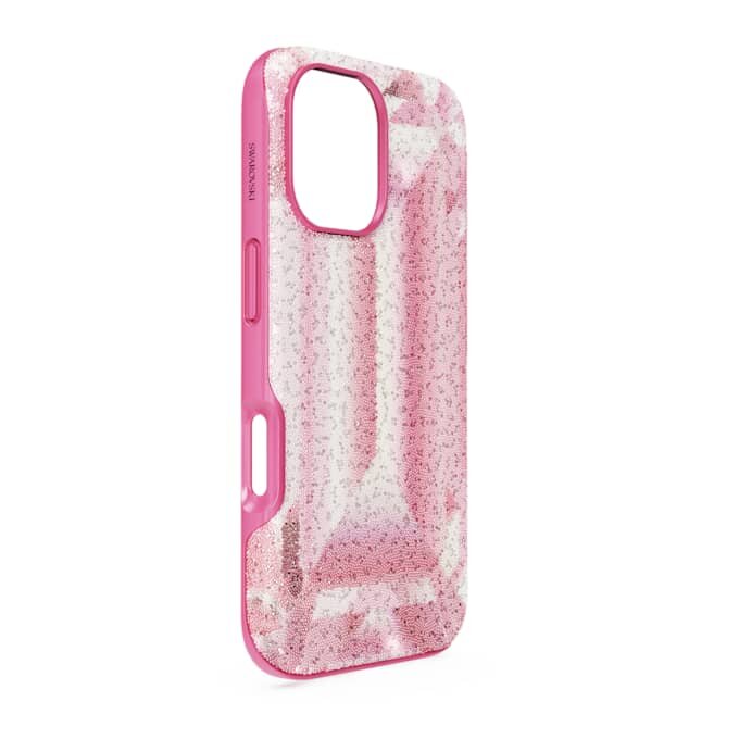 High Smartphone Case Crystal Print Motif, Iphone® 16, Pink High Smartphone Case Crystal Print Motif, Iphone® 16, Pink