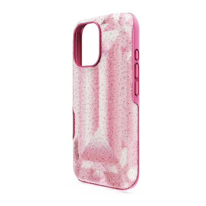 High Smartphone Case Crystal Print Motif, Iphone® 16, Pink High Smartphone Case Crystal Print Motif, Iphone® 16, Pink