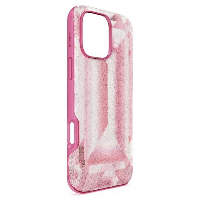 High Smartphone Case Crystal Print Motif, Iphone® 16 Pro Max, Pink High Smartphone Case Crystal Print Motif, Iphone® 16 Pro Max, Pink