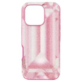 High Smartphone Case Crystal Print Motif, Iphone® 16 Pro, Pink
