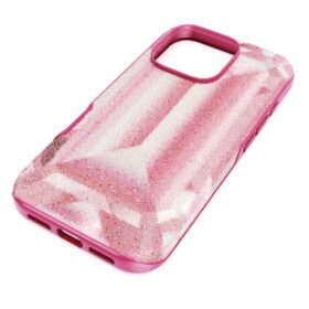 High Smartphone Case Crystal Print Motif, Iphone® 16 Pro, Pink