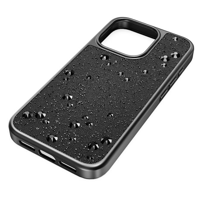 High Smartphone Case Flat Back Crystals, Iphone® 15 Pro, Black High Smartphone Case Flat Back Crystals, Iphone® 15 Pro, Black