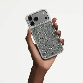 High Smartphone Case Flat Back Crystals, Iphone® 17 Pro Max, Silver Tone