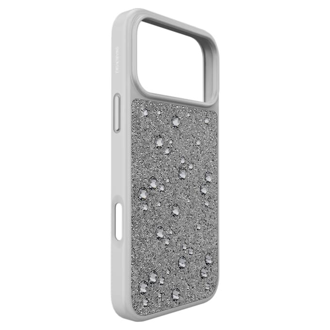 High Smartphone Case Flat Back Crystals, Iphone® 17 Pro Max, Silver Tone High Smartphone Case Flat Back Crystals, Iphone® 17 Pro Max, Silver Tone