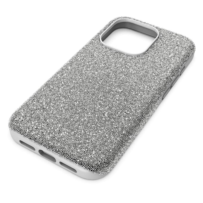 High Smartphone Case Iphone® 15 Pro, Silver Tone High Smartphone Case Iphone® 15 Pro, Silver Tone