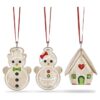 Holiday Cheers Gingerbread Ornament Set