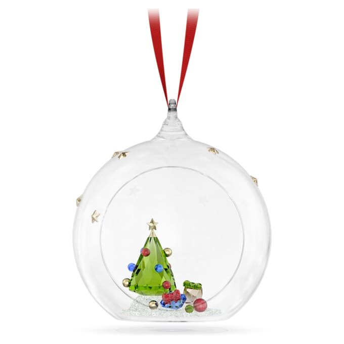 Holiday Cheers Tree and Gifts Ball Ornament Holiday Cheers Tree and Gifts Ball Ornament