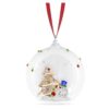 Holiday Cheers Tree and Snowman Ball Ornament Holiday Cheers Tree and Snowman Ball Ornament