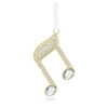 Holiday Magic Double Music Note Ornament