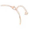 Hyperbola Bangle Infinity and Heart, White, Mixed Metal Finish Hyperbola Bangle Infinity and Heart, White, Mixed Metal Finish