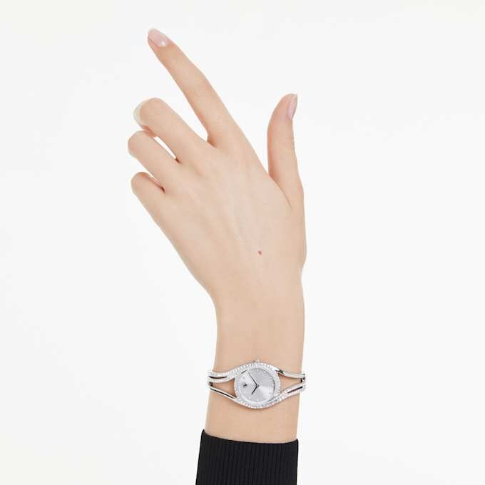 Hyperbola Bangle Watch Swiss Made, Metal Bracelet, Blue, Stainless Steel Hyperbola Bangle Watch Swiss Made, Metal Bracelet, Blue, Stainless Steel