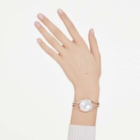 Hyperbola Bangle Watch Swiss Made, Metal Bracelet, Rose Gold Tone, Rose Gold-Tone Finish