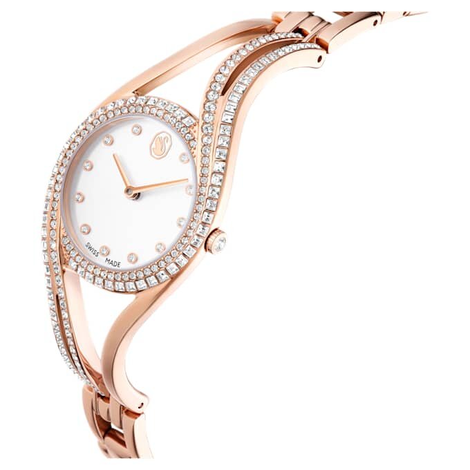 Hyperbola Bangle Watch Swiss Made, Metal Bracelet, Rose Gold Tone, Rose Gold-Tone Finish Hyperbola Bangle Watch Swiss Made, Metal Bracelet, Rose Gold Tone, Rose Gold-Tone Finish