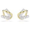Hyperbola Ear Cuffs Mixed Cuts, White, Mixed Metal Finish Hyperbola Ear Cuffs Mixed Cuts, White, Mixed Metal Finish