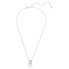 Hyperbola Pendant Mixed Cuts, White, Mixed Metal Finish Hyperbola Pendant Mixed Cuts, White, Mixed Metal Finish
