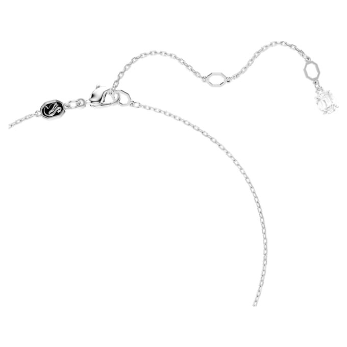 Hyperbola Pendant Mixed Cuts, White, Mixed Metal Finish Hyperbola Pendant Mixed Cuts, White, Mixed Metal Finish