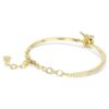 Idyllia Bangle Mixed Cuts, Bee, Multicolored, Gold-Tone Plated Idyllia Bangle Mixed Cuts, Bee, Multicolored, Gold-Tone Plated
