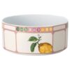Idyllia Bowl Porcelain, Crystal Print Motif, Citron, Large, Multicolored Idyllia Bowl Porcelain, Crystal Print Motif, Citron, Large, Multicolored