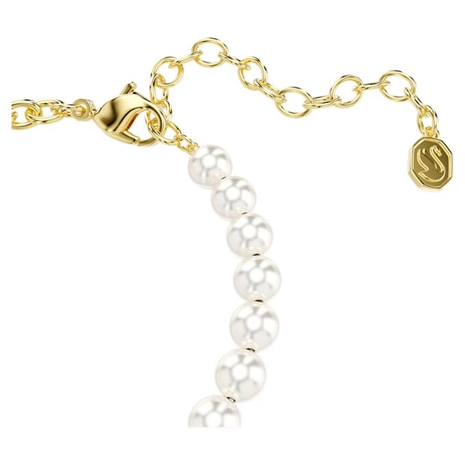 Idyllia Bracelet Crystal Pearl, Round Cut, Teddy, Gold Tone, Gold-Tone Plated Idyllia Bracelet Crystal Pearl, Round Cut, Teddy, Gold Tone, Gold-Tone Plated
