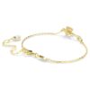 Idyllia Bracelet Mixed Cuts, Flower, Multicolored, Gold-Tone Plated Idyllia Bracelet Mixed Cuts, Flower, Multicolored, Gold-Tone Plated