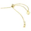 Idyllia Bracelet Mixed Cuts, Heart with Arrow, White, Gold-Tone Plated Idyllia Bracelet Mixed Cuts, Heart with Arrow, White, Gold-Tone Plated