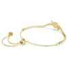 Idyllia Bracelet Mixed Cuts, Heart with Arrow, White, Gold-Tone Plated Idyllia Bracelet Mixed Cuts, Heart with Arrow, White, Gold-Tone Plated