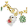 Idyllia Bracelet Mixed Cuts, Mixed Motifs, Multicolored, Gold-Tone Plated